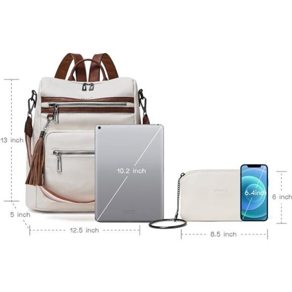 Backpack Purse for Women Leather Backpack Fashion Designer Travel Backpack main image 7